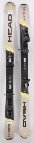 Head Ambition Pro Adult Skis with Bindings - 140 cm Used