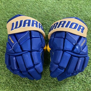 Blue Senior Warrior Covert QR6 St louis Blues Gloves Pro Stock (New)