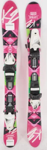 K2 Luv Bug Kids Skis with Bindings - 88 cm Used