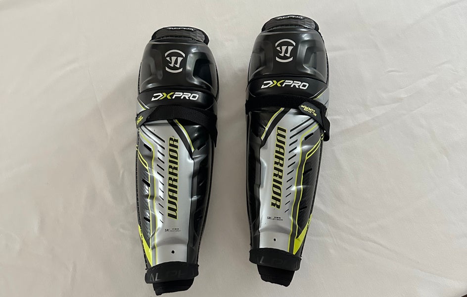 Senior Warrior Alpha DX Pro 15" Shin Pads (New)