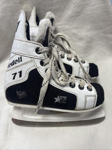 Junior Youth Size 13 USA Riedell 71 Ice Hockey Skates