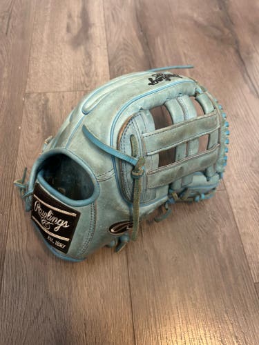 Rawlings Heart Of The Hide 12.75 Blue Outfield Glove