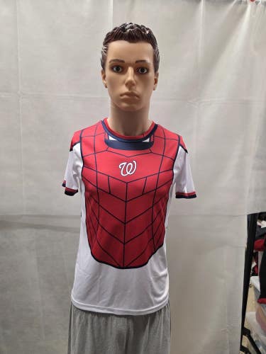 Washington Nationals Keibert Ruiz #20 Shirt Catching Gear 9/1/24 SGA Kids L