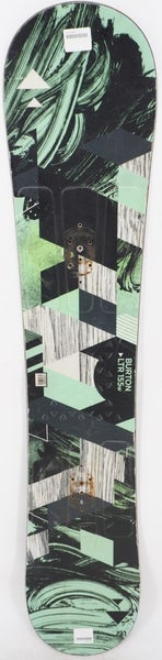 Burton LTR Geometric Smear Snowboard - 155 cm Wide Used