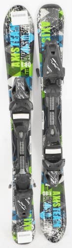 Axis Free Team Kids Skis with Bindings - 80 cm Used