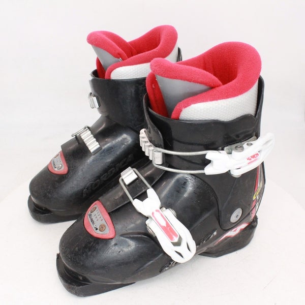 Nordica GP TJ Kids Ski Boots - Size 1.5 / Mondo 19.5 Used