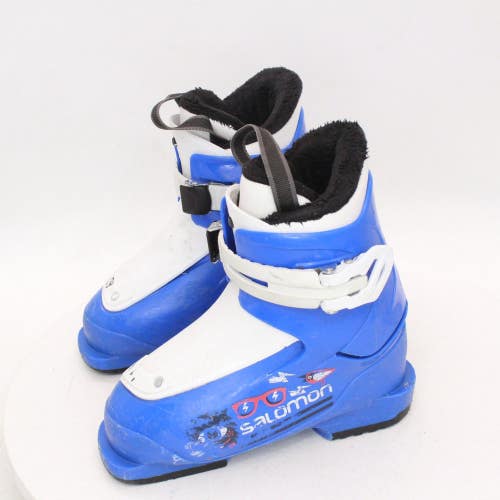 Salomon T1 Kids Ski Boots - Size 11.5 / Mondo 17.5 Used