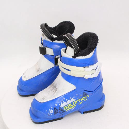 Salomon T1 Kids Ski Boots - Size 8.5 / Mondo 14.5 Used