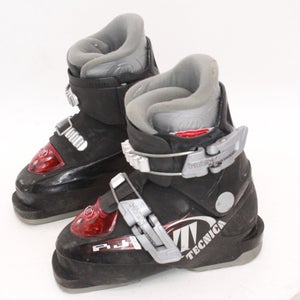 Tecnica RJ Super Kids Ski Boots - Size 10.5 / Mondo 16.5 Used