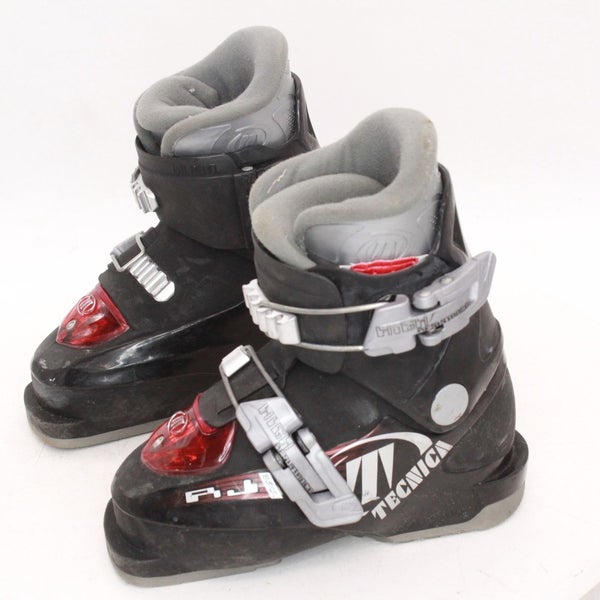 Tecnica RJ Super Kids Ski Boots - Size 10.5 / Mondo 16.5 Used