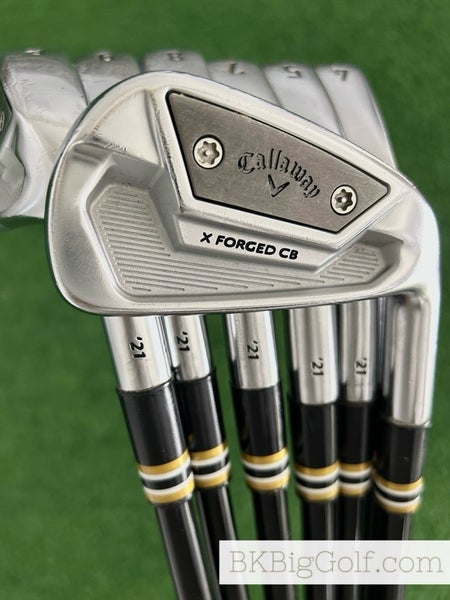 Callaway X Forged CB 21 Iron Set 4-P / MMT 95 Stiff Graphite