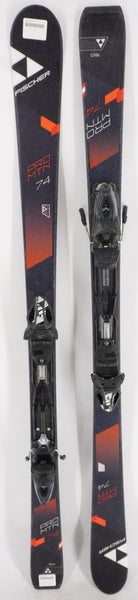 Fischer Pro Mtn 74 Adult Skis with Bindings - 160 cm Used