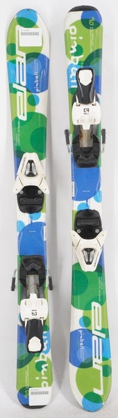 Elan Pinball Team Kids Skis with Bindings - 90 cm Used