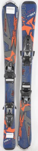 Nordica Team Fire Arrow Kids Skis with Bindings - 100 cm Used