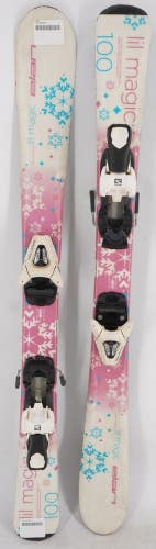 Elan Lil' Magic Kids Skis with Bindings - 100 cm Used