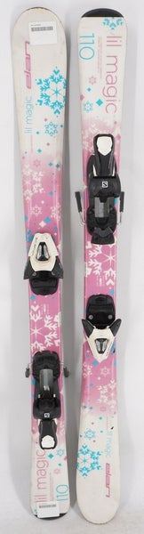 Elan Lil' Magic Kids Skis with Bindings - 110 cm Used