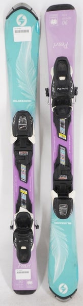 Blizzard Pearl Kids Skis with Bindings - 90 cm Used