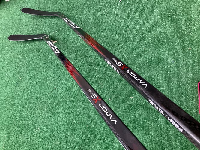 2-Pack Cut Senior Bauer Vapor X5 Pro Hockey Stick Left Hand P92M (Used)