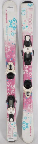 Elan Lil' Magic Kids Skis with Bindings - 110 cm Used