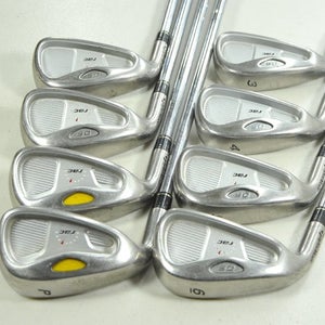 LEFT HANDED TaylorMade RAC OS 3-PW Iron Set Regular Flex Steel #202549