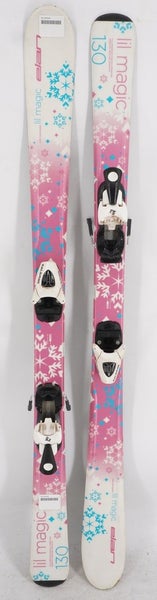 Elan Lil' Magic Kids Skis with Bindings - 130 cm Used