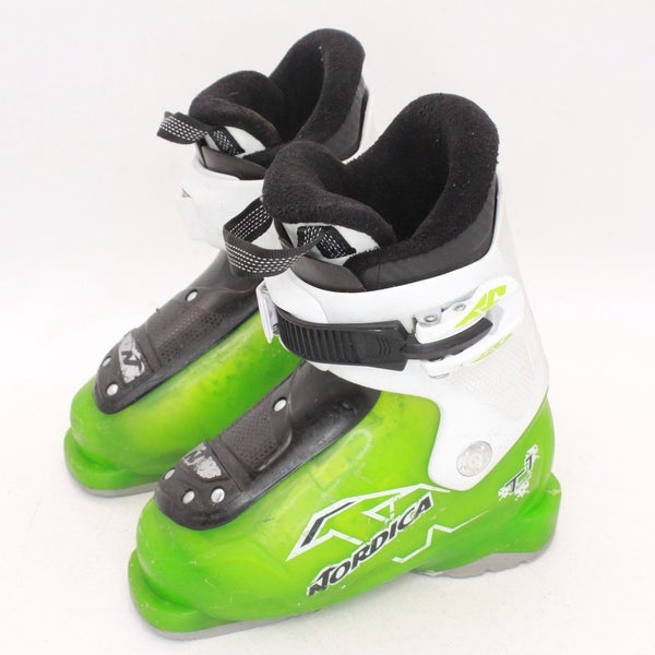 Nordica Team 1 Kids Ski Boots - Size 10.5 / Mondo 16.5 Used
