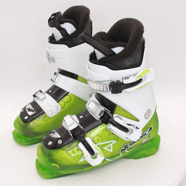 Nordica Team 3 Kids Ski Boots - Size 2.5 / Mondo 20.5 Used