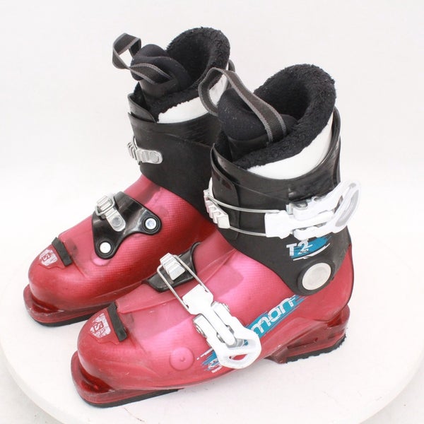 Salomon T2 Kids Ski Boots - Size 2 / Mondo 20 Used