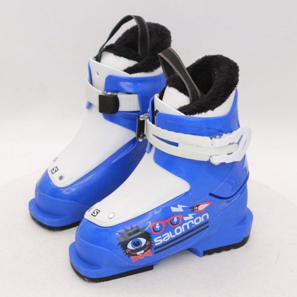 Salomon T1 Kids Ski Boots - Size 11 / Mondo 17 Used