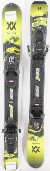 Volkl Deacon JR Kids Skis with Bindings - 80 cm Used