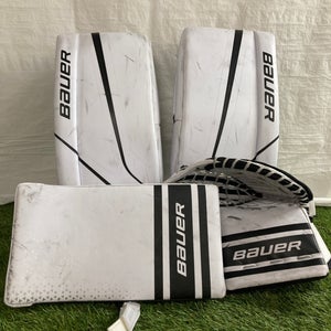 GSX Prodigy 22" goalie pad set (legs, glove, blocker)
