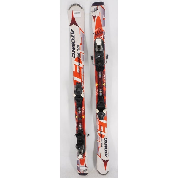 Atomic ETL Series Adult Skis with Bindings - 135 cm Used