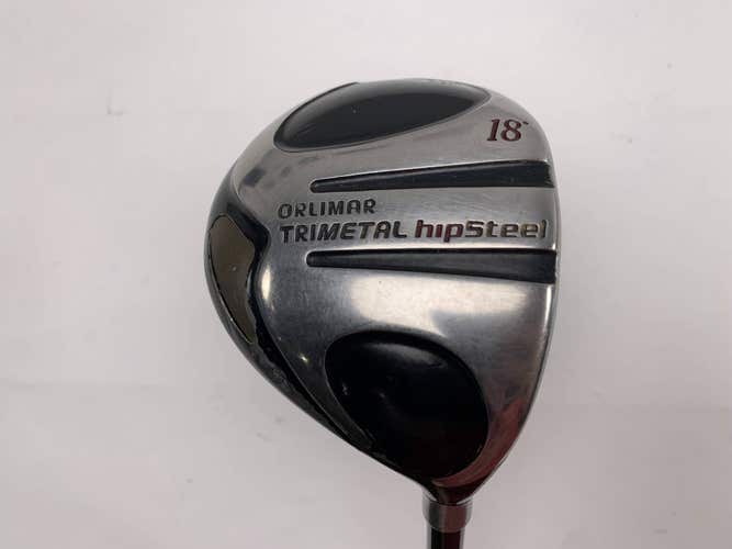 Orlimar Trimetal hipsteel Fairway Wood 18* Fujikura Orlimar 75g Regular Mens RH