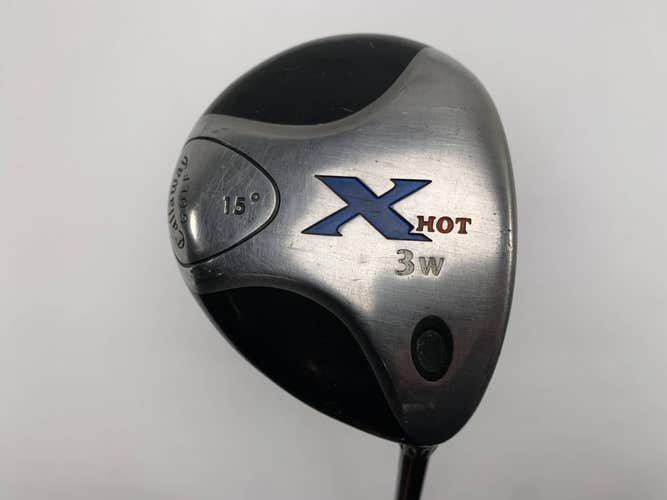 Callaway X Hot 3 Fairway Wood 15* Fujikura Banzai 65g Regular Graphite Mens RH