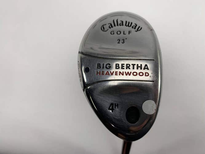 Callaway Big Bertha Heavenwood 4 Hybrid 23* RCH 75w Firm Graphite Mens RH