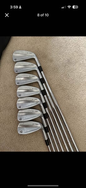 Men's 2023 TaylorMade P-790 Right Handed Iron Set Regular Flex Steel Shaft (Used)