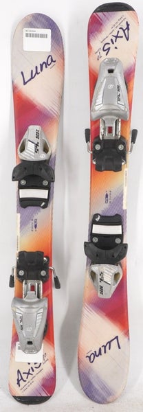 Axis Luna Kids Skis with Bindings - 70 cm Used