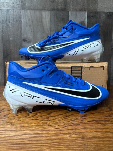 Nike Vapor Edge Elite 360 2 Royal Blue White Cleats Mens Size 11 New DA5457-400