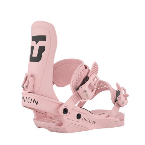 Union Trilogy Snowboard Bindings Women's Large (US 9-11) Rose Pink New 2026