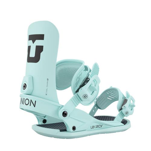 Union Legacy Snowboard Bindings Women's Large (US 9-11) Aqua New 2026