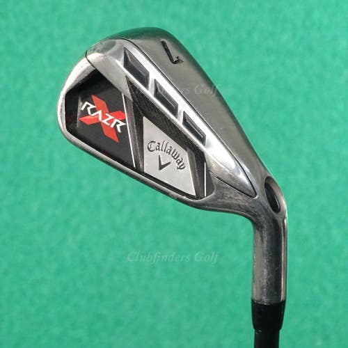 Callaway RAZR X Single 7 Iron Factory I-75G Graphite Regular