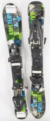 Axis Team Kids Skis with Bindings - 70 cm Used