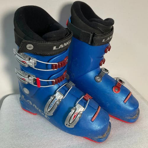 Mondo 24.5 Kid's Lange Comp Team 60 Ski Boots (Used)(SY2323)