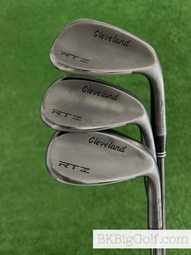 Cleveland RTZ Black Satin 3 Wedge Set (50, 54, & 60 Degrees)