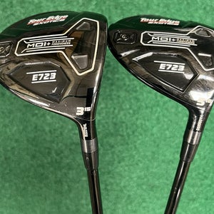 Tour Edge Exotics E723 3&5 Fairway Wood Set MRH Stiff Flex Tensei Blue Graphite