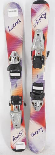 Axis Luna Kids Skis with Bindings - 80 cm Used
