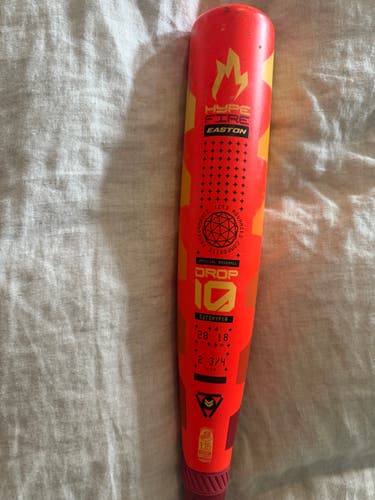 2025 Easton Hype Fire USSSA Certified Bat (-10) 18 oz 28" (Used)