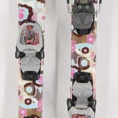 Roxy Flower Girl Kids Skis with Bindings - 130 cm Used
