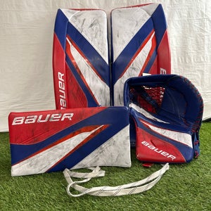 Custom Large 32+ Intermediate Bauer Vapor X5 Pro Goalie Full Set Regular (Used)