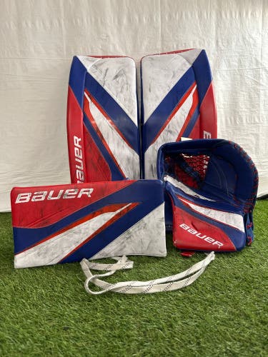 Custom Large 32+ Intermediate Bauer Vapor X5 Pro Goalie Full Set Regular (Used)